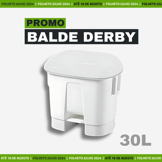 Promo BALDE BRANCO DERBY C/PEDAL 30LT TTS